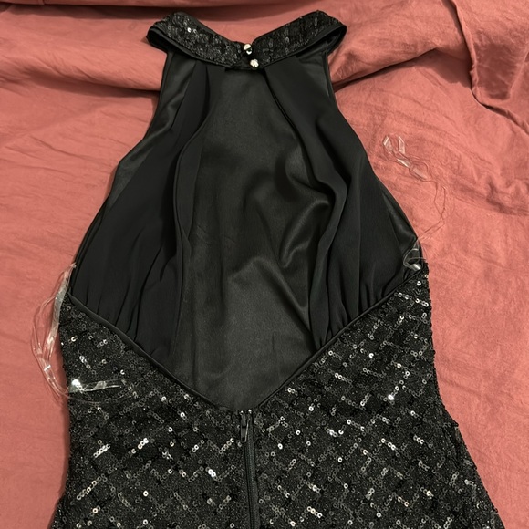 Black Glitter Dress - Picture 2 of 2